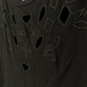 Black maternity tank - size L